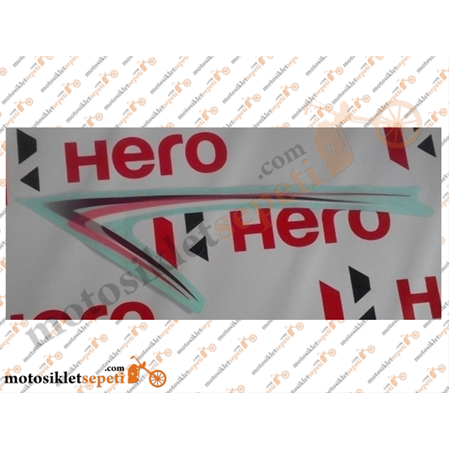 Stiker Arka Gövde Sol - Hero Pleasure (HR102-PL)